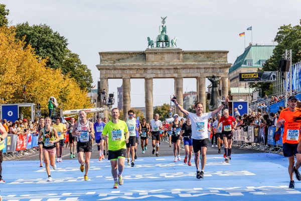 Participants running